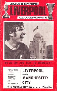 Liverpool v Manchester City 1973/74